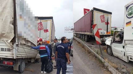 Kontrolden çıkan kamyonet faciaya neden oldu: 2 ölü