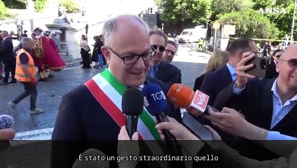 Gualtieri: "Onorati ed emozionati per Leone XIV in Campidoglio"