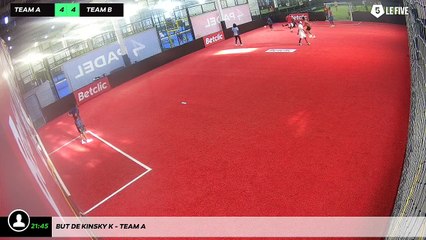 But de Kinsky K - Team A