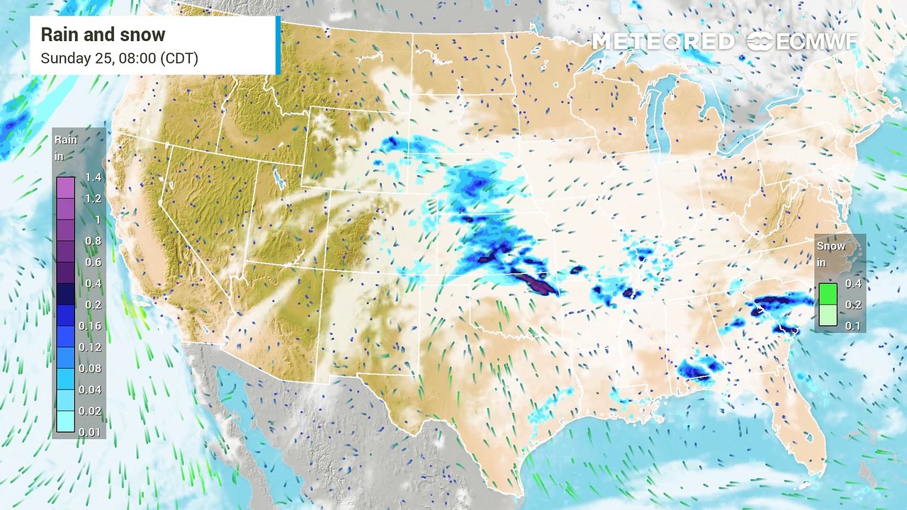 Rain and storms on Sunday and Memorial Weekend