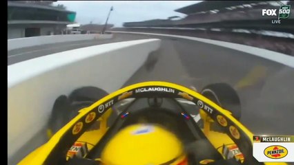 Indy 500 2025 Race McLaughlin Big Crash Before Start