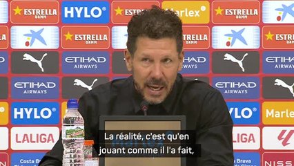 Atlético - Simeone : "En jouant comme il l'a fait, Sorloth a marqué 20 buts"