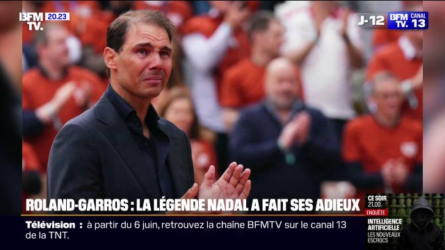 Roland-Garros: la légende Rafael Nadal a fait ses adieux