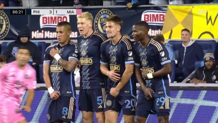 Messi anotó un gol en el agónico empate de Inter Miami contra Philadelphia