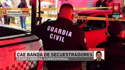 Policía desmantela grupo de secuestradores en Morelia