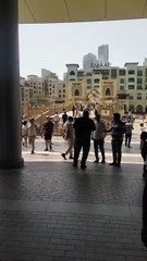 beautiful view of dubai mall and Burj khalifa