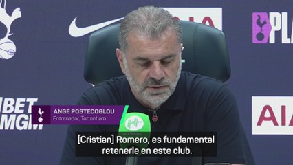 POSTECOGLOU: “ES fundamental retener a CRISTIAN ROMERO” ante el INTERÉS del  ATLÉTICO DE MADRID