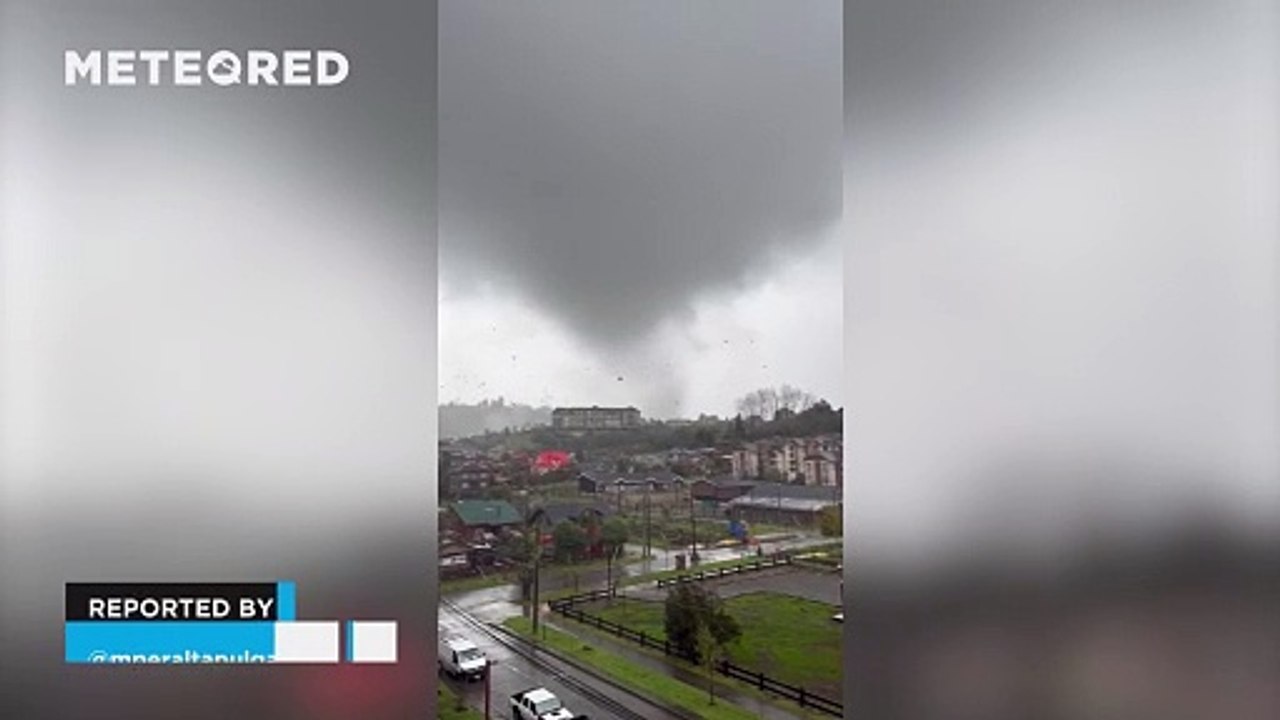 Incredible tornado devastates Puerto Varas, Chile! The phenomenon has caused significant damage in the area.