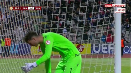 La frappe splendide de Diadanga contre l'Albanie - Foot - Euro (u17) -  Bleuets