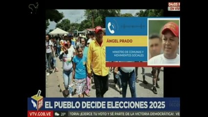 Ministro Ángel Prado: Hoy hemos visto cómo nuestro pueblo salió a motivar a los electores