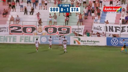 1x0 - SANTA CRUZ  X SOUSA