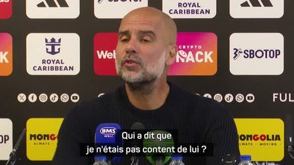 Man. City - L'échange tendu entre Guardiola et un journaliste sur l'avenir de Grealish