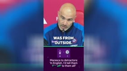 Maresca drops F bomb after Chelsea secure Champions League football