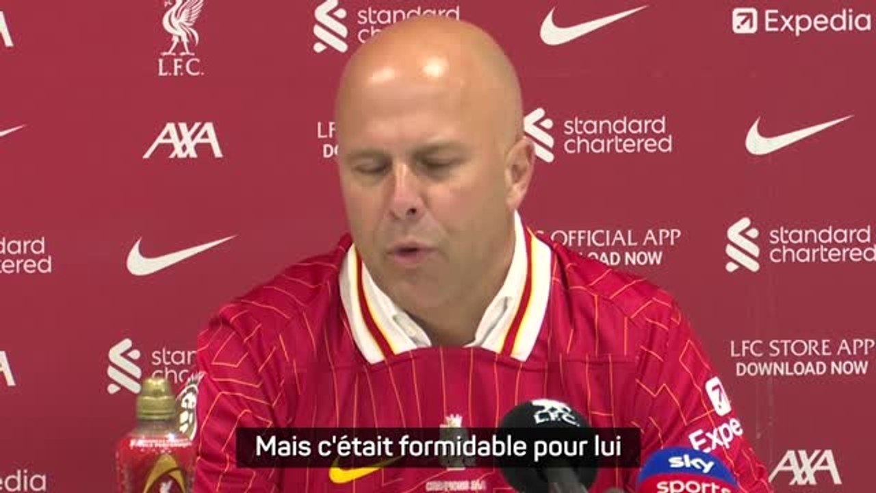 Liverpool - Slot : "Formidable pour Trent d'avoir des adieux comme ceux qu'il a eus"