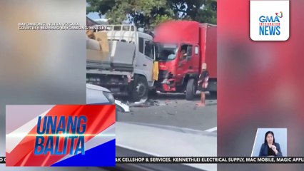 4, sugatan sa karambola ng 5 sasakyan sa Maharlika Highway | Unang Balita