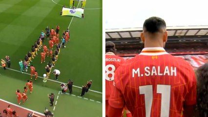 Liverpool y Crystal Palace se rinden homenaje como campeones de Premier League y FA Cup