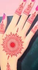 Easy Trick! Simple Front Hand Henna Design For Beginners #mehndistudiobynumra #mehndi #henna #dailymotion
