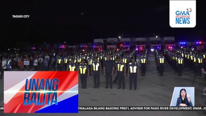 Mahigit 1,000 pulis, ipinakalat bilang dagdag-seguridad sa Metro Manila | Unang Balita