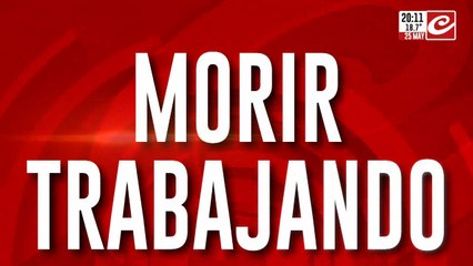 Morir trabajando: joven fue aplastado por una pared en demolición