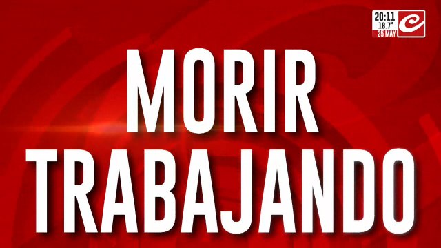 Morir trabajando: joven fue aplastado por una pared en demolición