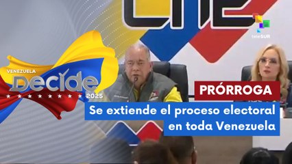 CNE informó que se extendió el proceso electoral en los centros de votación