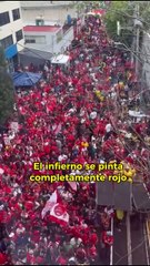 ¡IMPRESIONANTE!  Así lucen las calles aledañas al Estadio Nemesio Diez. 🏟