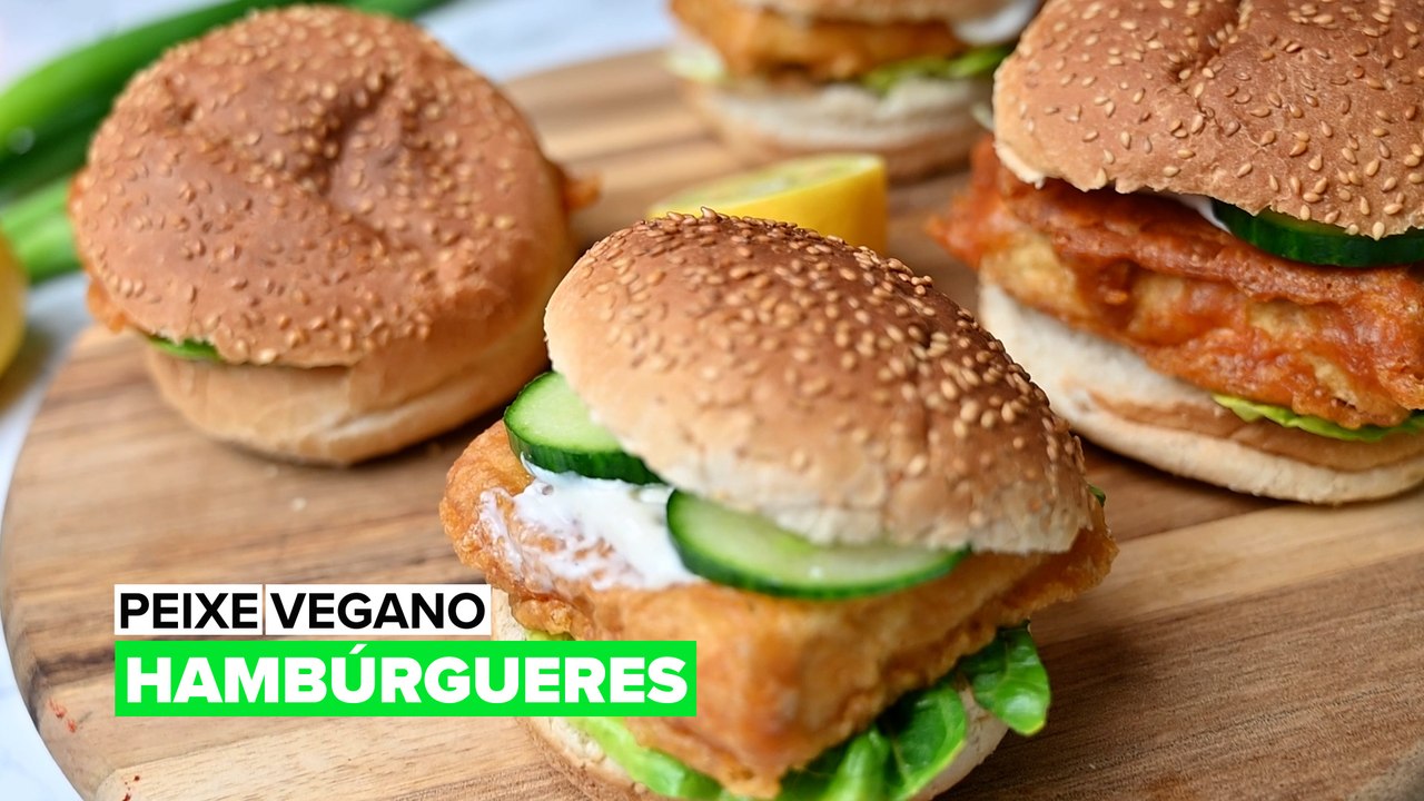 Peixe Vegano: Hambúrguer