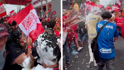 Toluca - América: No comienza la Final de Liga MX y aficionados se enfrentan afuera del Nemesio Diez