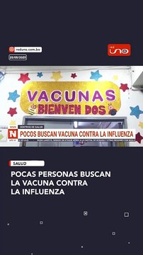 Pocas personas buscan la vacuna contra la influenza