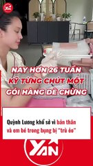 Quỳnh Lương khổ sở khi em bé trong bụng bị trù ẻo