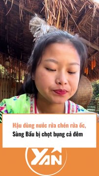 Sùng Bầu bị chọt bụng cả đêm khi dùng nước rửa chén để rửa ốc