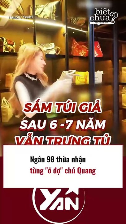 Ngân 98 thừa nhận từng ở đợ chú Quang