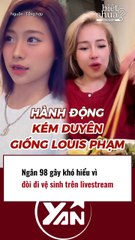 Ngân 98 gây khó hiểu vì đòi đi vệ sinh trên stream