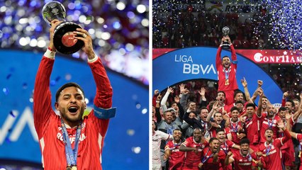 Toluca: Alexis Vega levanta el trofeo de Campeón en el Nemesio Díez