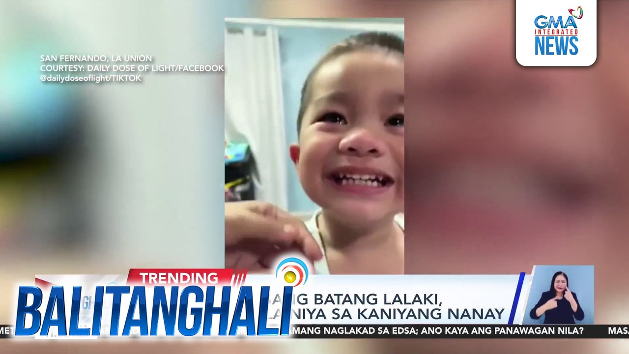 Todo-iyak ng isang batang lalaki, prank lang pala niya sa kaniyang nanay | Balitanghali