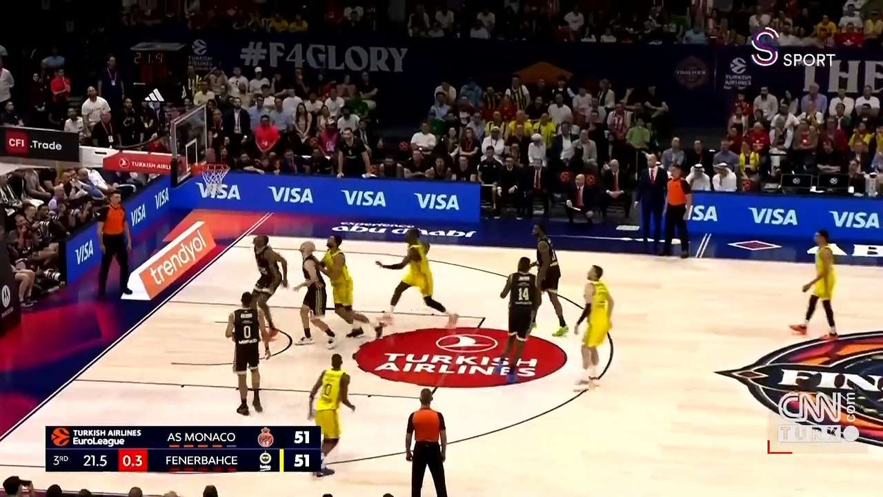 Monaco 70-81 Fenerbahçe Beko Maç Özeti | Avrupa'nın en büyüğü Fenerbahçe, EuroLeague şampiyonu Fenerbahçe