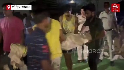 নির্মিয়মান রাস্তায় খোলা গর্তে পড়ে পথচারীর মৃত্যু, ক্ষতিপূরণের দাবিতে বিক্ষোভ