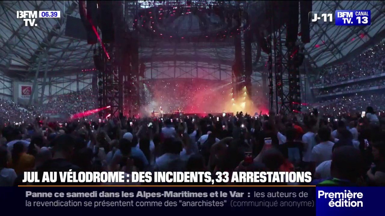 Jul au Vélodrome: près de 150.000 spectateurs et 33 interpellations recensées