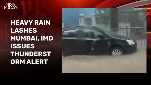 Heavy rain lashes Mumbai, waterlogging reported in several areas