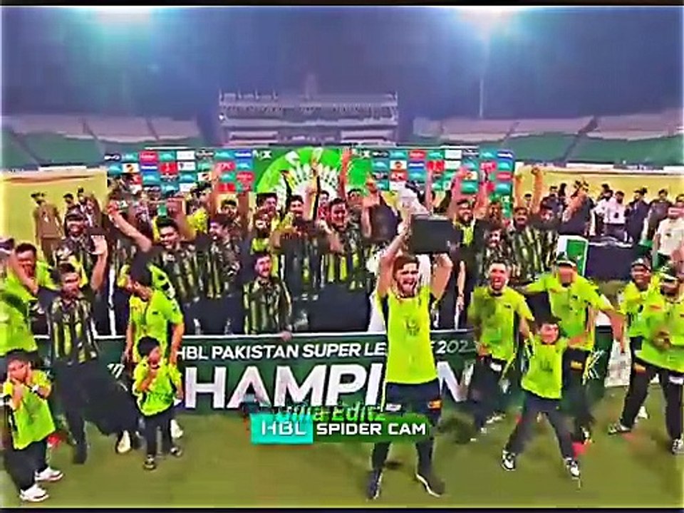 Wining Moment Lahore Qalandars..