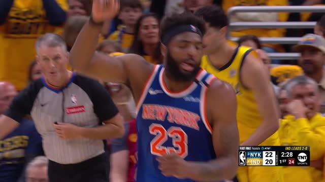 Knicks strike back after 20-point comeback at Pacers