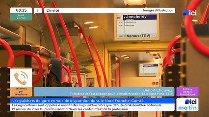 L'association pour la modernisation de la ligne Paris-Belfort-Bâle dénonce la fin progressive des guichets dans les gares du Nord Franche-Comté