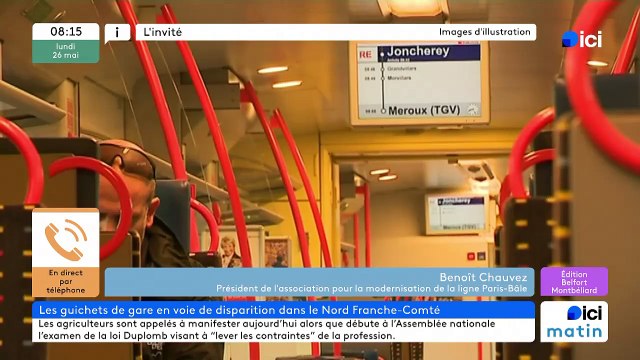 L'association pour la modernisation de la ligne Paris-Belfort-Bâle dénonce la fin progressive des guichets dans les gares du Nord Franche-Comté