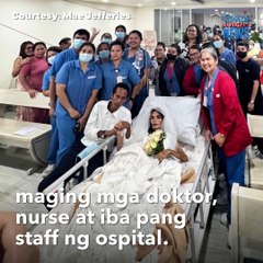 Kasalang naudlot dahil sa sakit ng bride, itinuloy sa ospital | GMA Integrated Newsfeed