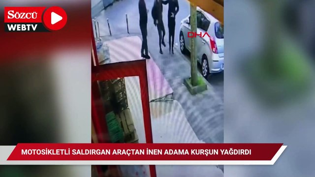Ümraniye’de motosikletli saldırgan araçtan inen adama kurşun yağdırdı