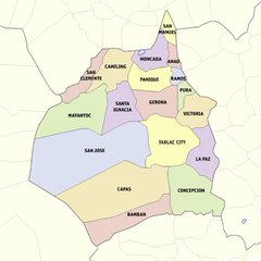 Map of Tarlac Province. Peta Provinsi Tarlac. Tarlac Province Map. Map of Province of Tarlac. Province of Tarlac Map. Mapa ng Lalawigan ng Tarlac. Mapa ng Tarlac. Peta Tarlac. Carte de la province de Tarlac. Carte de Tarlac. Mapa da província de Tarlac