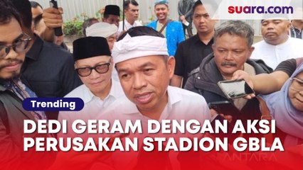 Bobotoh Jarah Rumput GBLA saat Persib Juara, Dedi Mulyadi ke Para Pelaku: Barak Adalah Tempat Anda!