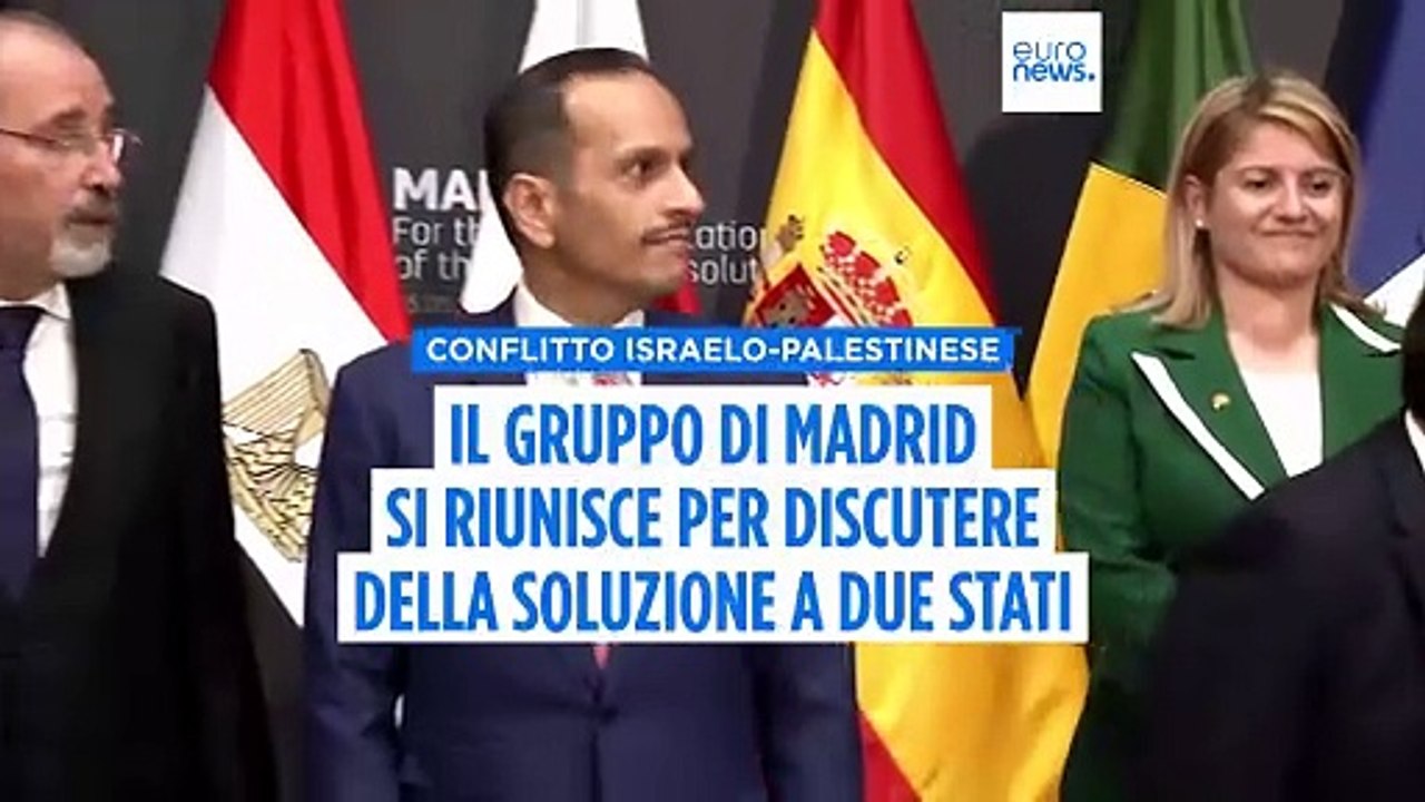Gruppo di Madrid, in Spagna riunione per discutere della soluzione dei due Stati per Israele e Palestina