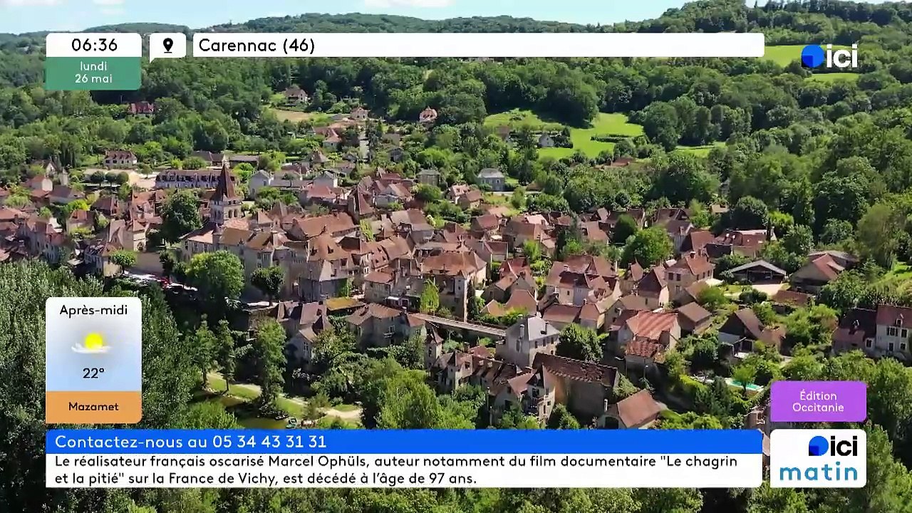 26/05/2025 - ici matin par ici Occitanie en vidéo