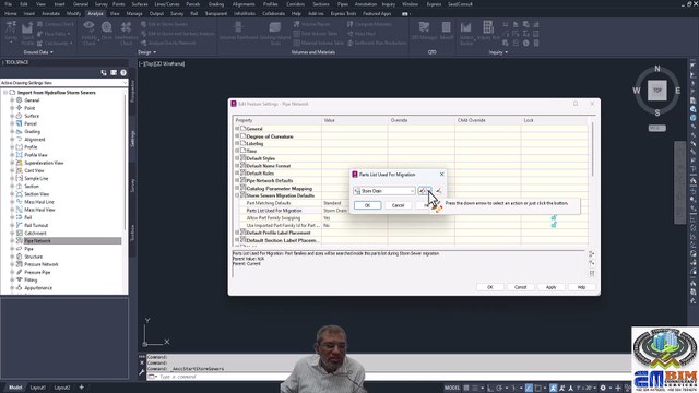 Importing Pipe from Hydraflow Storm Sewers to Civil 3D Part-181